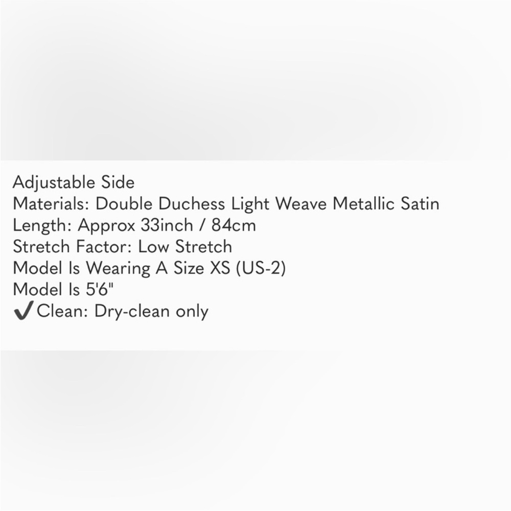 Miss circle white drawstring tie side, slit satin silky bridal midi dress - Picture 9 of 9